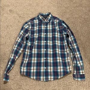 Aeropostale Plaid Button Down Shirt Size S